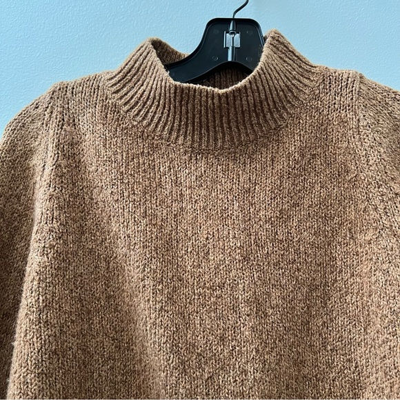 Old Navy | Mock Neck Brown Sweater Sz M - Picture 3 of 5